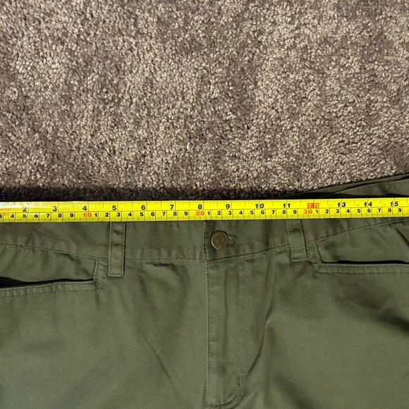 Lauren Ralph Lauren Classic Mid Calf Capri Pants Women’s Sz 10 Olive Green - Picture 8 of 15